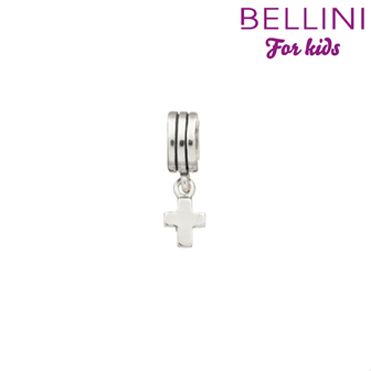 Bellini 568.004 -Zilveren Bellini bedel hangend kruisje