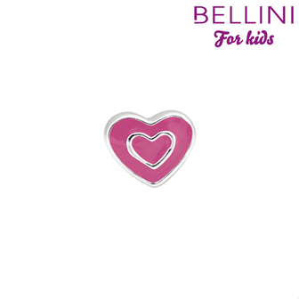 Bellini 567.416 - zilveren bedel hartje emaille