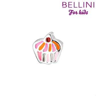 Bellini 567.431 - zilveren bedel cupcake emaille