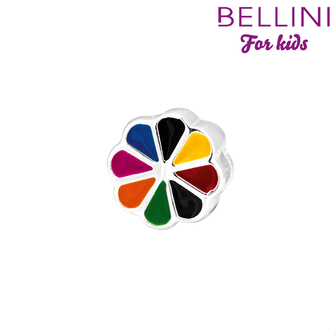 Bellini 567.440 - zilveren bedel bloem emaille