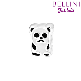 Bellini 567.445 - zilveren bedel panda emaille