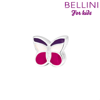 Bellini 567.441 - zilveren bedel vlinder emaille