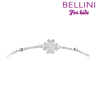 Bellini 573.032 - Zilveren Bellini armband bloem met zirkonia&#039;s