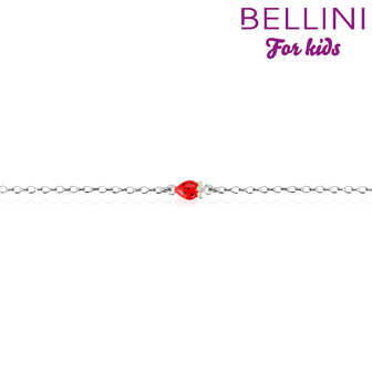 Bellini 573.010 - Zilveren Bellini armband met aardbei