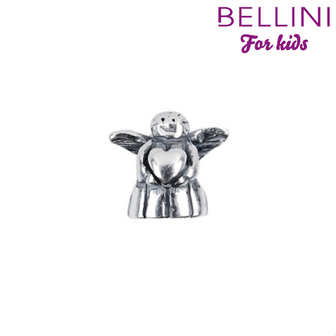Bellini 562.047 - Zilveren Bellini bedel engel met hart