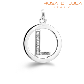 Rosa di Luca letter collier