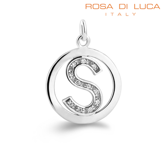 Rosa di Luca letter collier