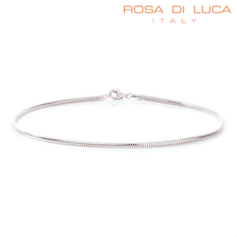 Rosa di Luca zilveren basisarmband