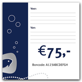 Cadeaubon &euro;75,-