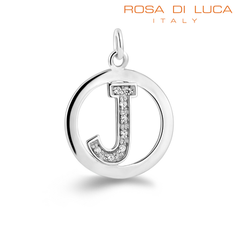 Rosa di Luca letter collier