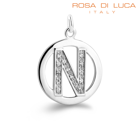 Rosa di Luca letter collier