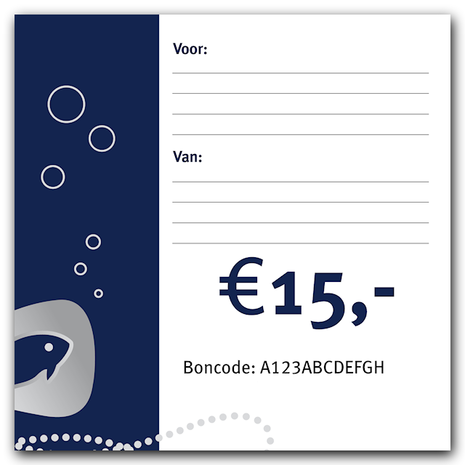 Cadeaubon €15,-