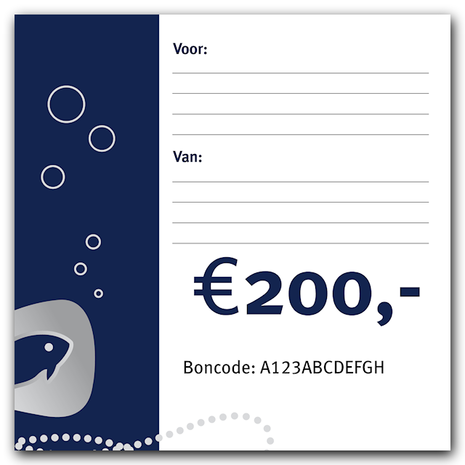 Cadeaubon €200,-