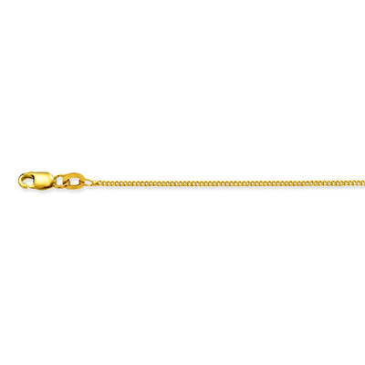 Gouden collier - gourmet 1.2mm
