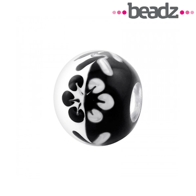 Bloem zwart/wit