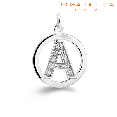 Rosa di Luca letter collier